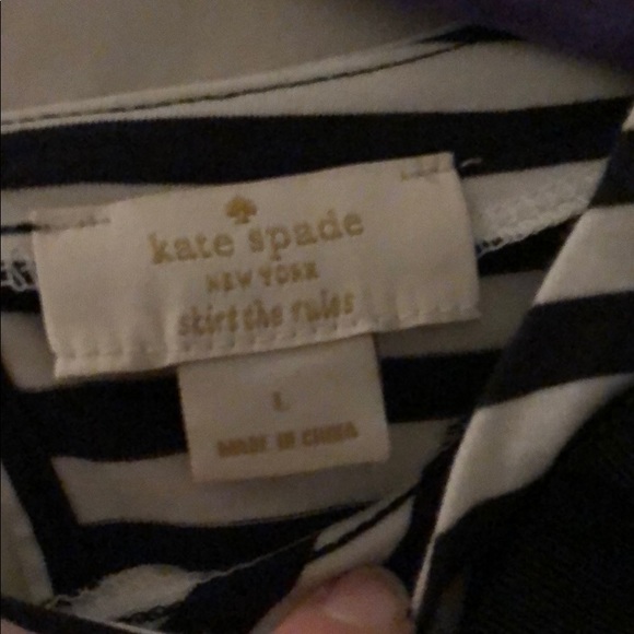 Kids Kate Spade striped long sleeve - Picture 2 of 3
